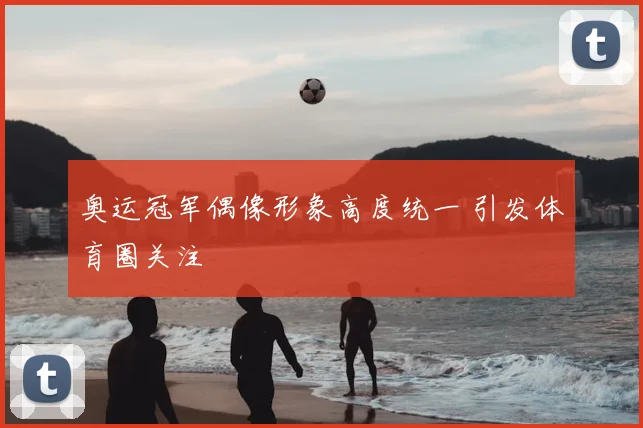 奥运冠军偶像形象高度统一 引发体育圈关注
