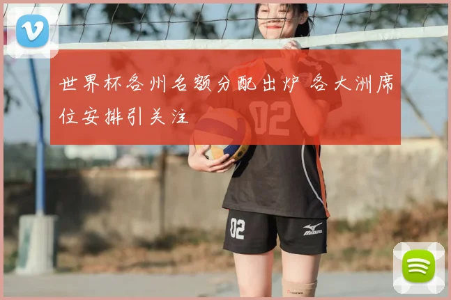 世界杯各州名额分配出炉 各大洲席位安排引关注